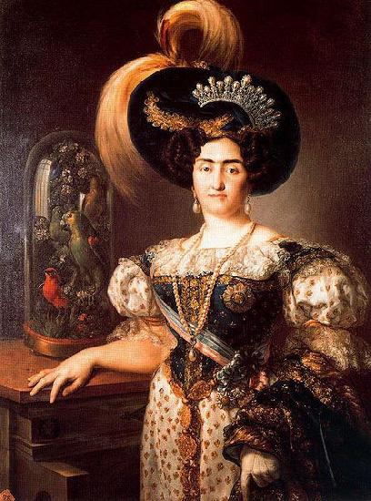 Vicente Lopez y Portana Portrait of Maria Francisca de Assis de Braganca oil painting image